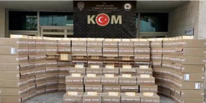 Kızıltepe'de bir depoda 78 bin paket kaçak sigara ele geçirildi