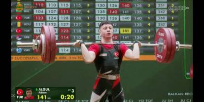 Milli Halterci Adem Algül, Balkan Şampiyonası’ndan 2 Bronz Madalya ile Döndü