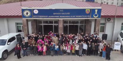 Şırnak'ta jandarma çocuklar için etkinlik düzenledi