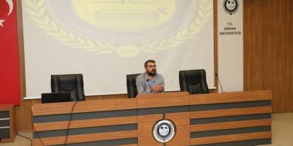 “İçkinlik Etiği Bağlamında Doğayı Yeniden Düşünmek” Semineri Şırnak Üniversitesinde Gerçekleştirildi