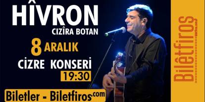 Hivron Grubu’ndan Cizre’ye Unutulmaz Gece: 8 Aralık’ta Büyük Konser