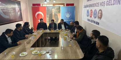 Türk Eğitim-Sen Şırnak Şubesi'nde Güven Tazeleyen İsim: Turgut Tatar Yeniden Başkan Seçildi