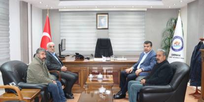 DEM Parti Şırnak İl Başkanlığından ŞTŞO Başkanı Geliş'e Ziyaret
