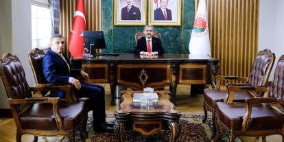Şırnak İl Millî Eğitim Müdürü İdris Nas, Vali Birol Ekici’yi Ziyaret Etti