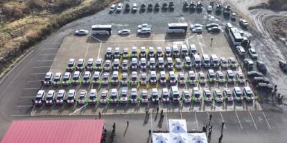 Şırnak’ta Emniyet ve Jandarmaya 159 Yeni Araç Teslim Edildi