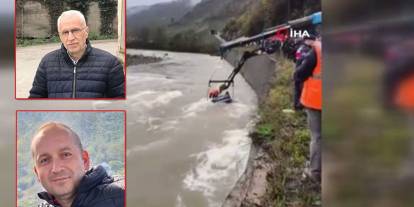 Mezar yeri bakmaya giderken dereye uçan araçta 2 kişi kaybetti