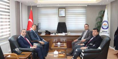 Silopi Kaymakamı Çağlar Partal’dan Başkan Osman Geliş’e Ziyaret