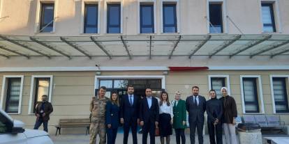 Kaymakam Çağlar Partal’dan İlçe Sağlık Müdürlüğü ve Gebe Okulu’na Ziyaret