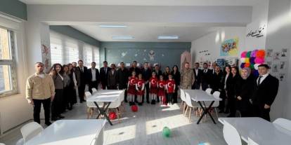 Şırnak’ta köy okulunda kütüphane açıldı