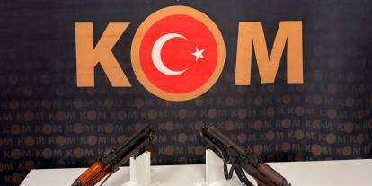 Mardin’de bir araçta uzun namlulu silahlar ele geçirildi