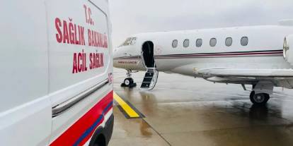 Şırnak’ta yeni doğan bebek uçak ambulansla İstanbul’a sevk edildi