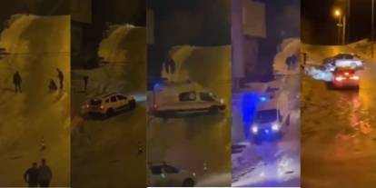 Şırnak’ta Buzlanan Yollar Hayatı Felç Etti: Ambulans Bile Kaza Yaptı