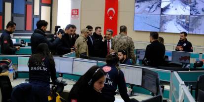 Karla Mücadele Çalışmaları 112 Acil Çağrı Merkezi Üzerinden Koordine Ediliyor