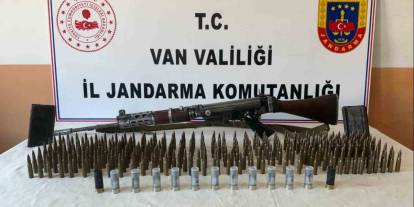 Van’da Belçika yapımı uzun namlulu silah ele geçirildi