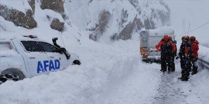 AFAD, Şırnak dahil 28 il için çığ tehlikesi uyarısında bulundu
