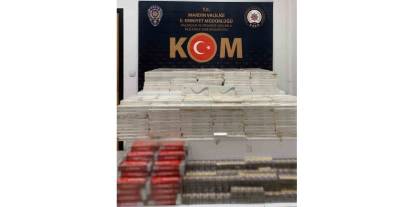 Mardin’de Tırlarda 7 Bin Paket Kaçak Sigara Ele Geçirildi