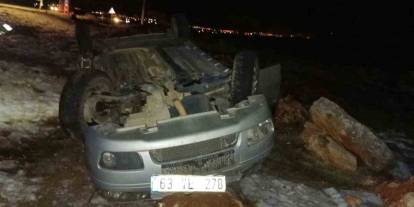 Otomobil Takla Attı, Sürücü Ağır Yaralandı