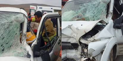 Şırnak'ta park halindeki tıra çarpan aracın sürücüsü yaralandı