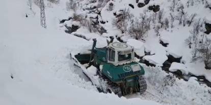 Şırnak’ta Yol Açma Çalışmalarına DSİ Ekipleri de Dahil Oldu