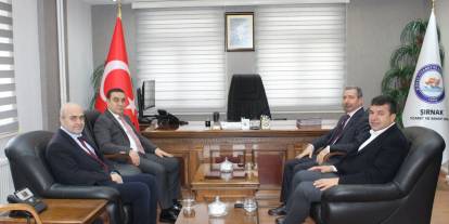 SGK Şırnak İl Müdürü Mahmut Gün’den Şırnak TSO’ya Ziyaret