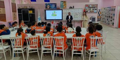 Cizre'de öğrencilere iklim değişikliği eğitimi verildi