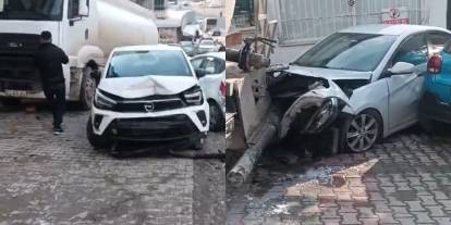 Batman’da akaryakıt tankeri 8 aracı hurdaya çevirdi! Faciadan dönüldü