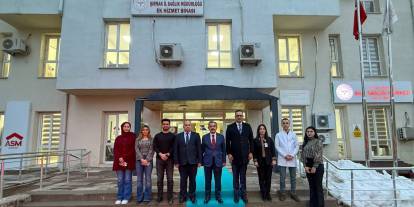 Şırnak Valisi Birol Ekici’den Halk Sağlığı Merkezine Ziyaret