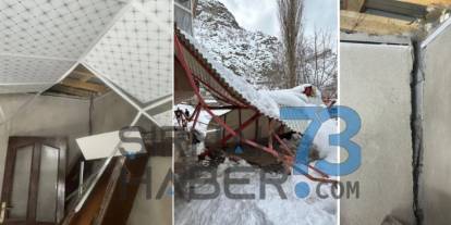 Yoğun Kar Yağışı Sonrası Şırnak’ta Hasar Tespiti Yapıldı