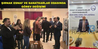 Şırnak Esnafı Yeni Başkanını Seçti!