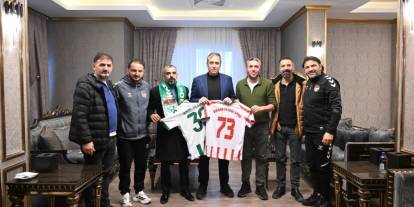 Şırnak Petrolspor, Karşılaşma Öncesi Rakip Takımı Ziyaret Etti