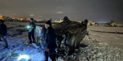 Şırnak’ta Şarampole Devrilen Araçta 1 Kişi Ağır Yaralandı