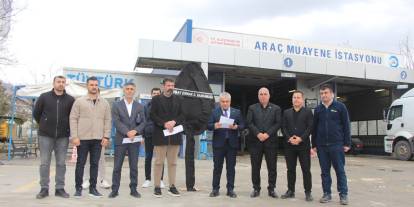 Şırnak’ta TÜVTÜRK Kapısına Siyah Çelenk Bırakıldı