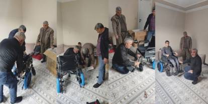 Şırnak Engelliler Derneği Minik Hasan’ı Mutlu Etti