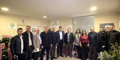 Şırnak TSO Başkanı Geliş ve Beraberindeki Heyet Başkan Ertaş'ı Ziyaret Etti