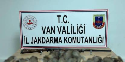 Van’da onlarca keklik avlayan şahsa 87 bin TL para cezası kesildi