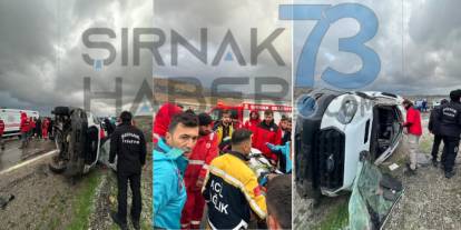 Şırnak’ta TPAO İşçilerini Taşıyan Araç Kaza Yaptı: 9 Yaralı