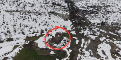 Şırnak'ta Karların Erimesiyle 3 Bin Yıllık Evler Gün Yüzüne Çıktı