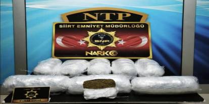 Siirt'te yolcu otobüsünde uyuşturucu ele geçirildi: 1 kişi tutuklandı