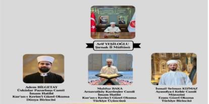 Dünya ve Türkiye Dereceli Hafızlar Şırnak’ta Buluşuyor