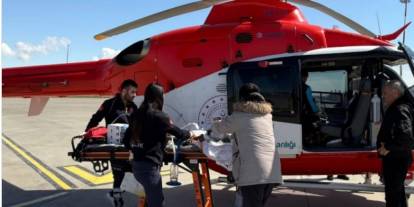 Şırnak’tan Diyarbakır’a Sağlık Köprüsü: Minik Hasta İçin Helikopter Ambulans Havalandı