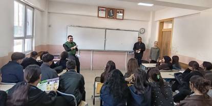 Şırnak'ta öğrencilere bağımlılık mücadele anlatıldı