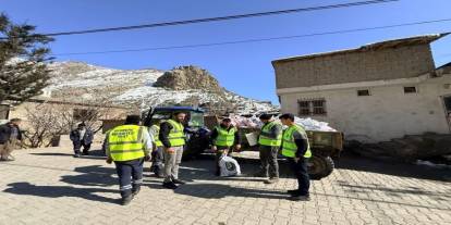 Uludere'de Ailelere Yardım