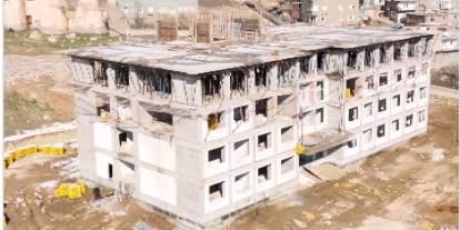 Şırnak’ta Modern Eğitim Yuvası: İstiklal Ortaokulu’nun İnşaatı Hızla Devam Ediyor