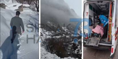 Şırnak’ta evde sağlık ekipleri zorlu şartlarda hastalara ulaşıyor