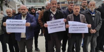 Batman'da vatandaşlardan protesto: Uyuşturucu, tefecilik istemiyoruz