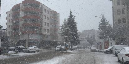 Mazıdağı’nda Mart Ayında Kar Yağışı Etkili Oldu