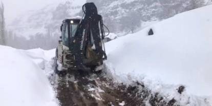 Şırnak’ta Kar Yolları Kapattı