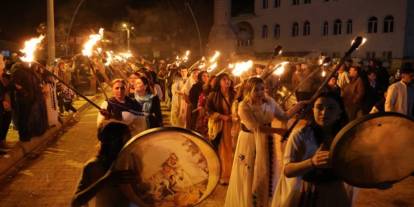 Şırnak’ta İlk Nevruz Ateşi Sırtköy’de Yakıldı