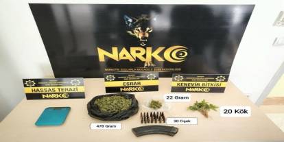 Mardin’de uyuşturucu operasyonunda 2 kişi yakalandı