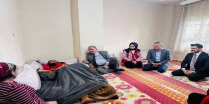 Müdür Kaya'dan Hasta Evine Ziyaret